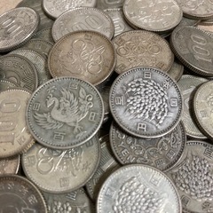 100円銀貨を1枚500円で売って下さい。🙇‍♂️