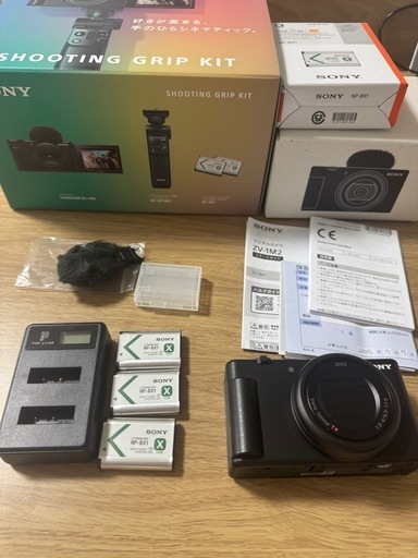 【超美品】SONY VLOGCAM ZV-1 Ⅱ保証期間数ヶ月残ってます