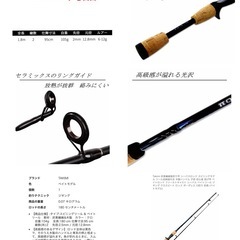 シーバス ベイトロッド ベイトリール セットの画像