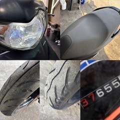 ⭐️アクシスZ125.低燃費FIモデル❗️⭐️プラグ・オイル新品交換⭐️夜道明るいLEDヘッドライト⭐️の画像