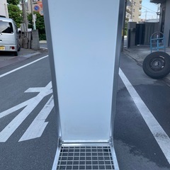 f●t■ AサインL型看板 / 屋外 キャスター付き  L型看板 スタンド看板 店舗看板 立て看板 アルミ製の画像