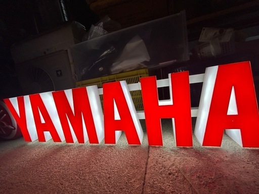 点灯確認済み YAMAHA 店舗用 LED看板 電飾看板 ヤマハ 幅140cm