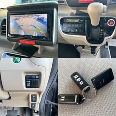 ホンダ　Nボックス　平成24年　15.2万キロ　車検令和9年4月　社外ナビ　フルセグTV バックカメラ　社外アルミの画像