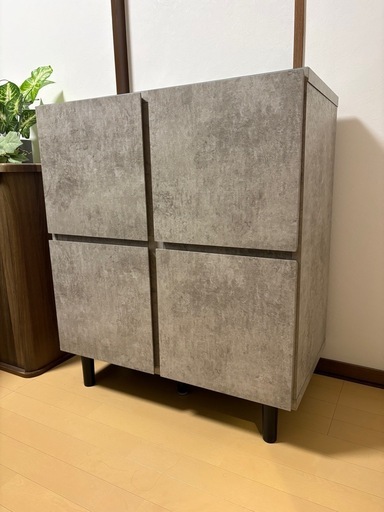 【美品】シェルフ キャビネット  収納 15000円→
