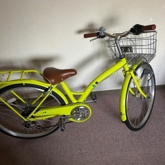 お子様のかわいい自転車　24インチ　美品の画像