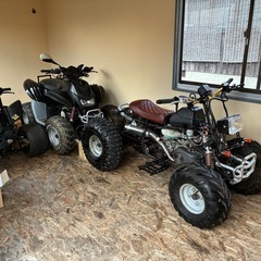 四輪バギー　ATV  2スト ネイキッド　不具合無　公道可　ノーヘル　普通免許の画像