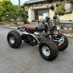 四輪バギー　ATV  2スト ネイキッド　不具合無　公道可　ノーヘル　普通免許の画像