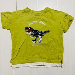 120センチ　スパンコールTシャツ　３枚セットの画像
