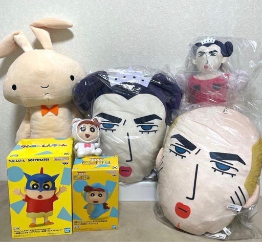 クレヨンしんちゃんフィギュア&マスコットセット　7点