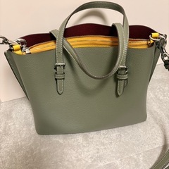 確定済☆coach ハンドバッグの画像