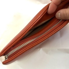 美品　レザー　長財布の画像