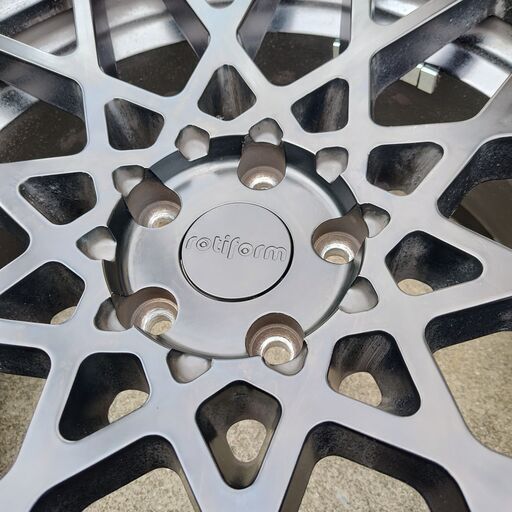 着払い可能】 4本セットrotiformロティフォームBLQマットブラック19