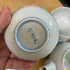急須、湯のみセットの画像