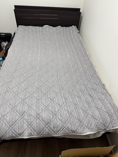 ベッド 【決定しました】セミダブルベッド 一式