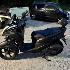 【YAMAHA トリシティ155 側車付き登録　トライク　普通免許　バックレストの画像