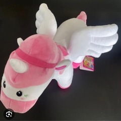 ギンビスユニコーンぬいぐるみ🦄美品の画像
