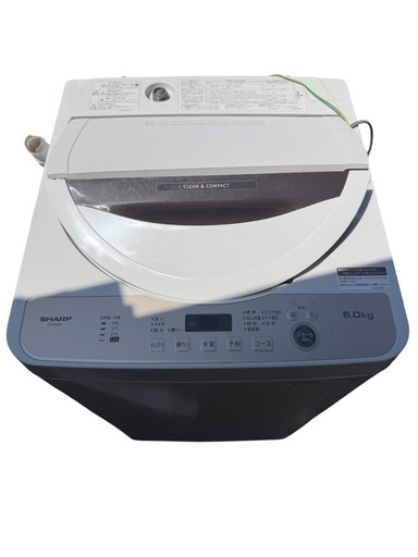 2022 SHARP 洗濯機 6kg