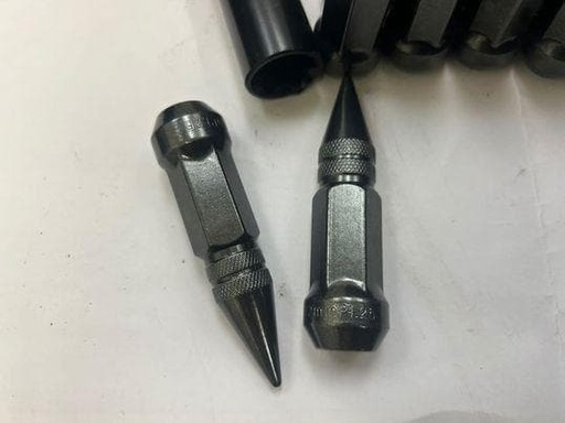 スチールスパイクデザインナット　M12　P1.25（グレー）
