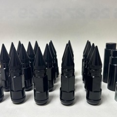 ハイブリットスパイクナット ネジ部スチール M7B M12x1.5 ブラックの画像