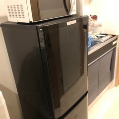 【中古】 三菱 146L 冷凍冷蔵庫 MR-P15E-B1 2020年製 【冷蔵庫】の画像