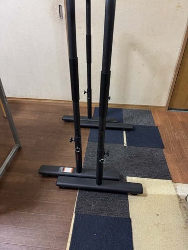 パラレルバー ブラック 高さ調整可能