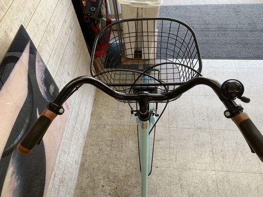 愛品館江戸川店】サカモト26インチ自転車青色GENOBA オートライトID 