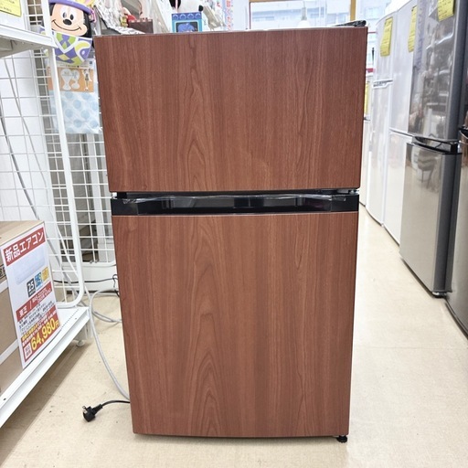 【ドリーム池田店♪ジモティ割対象】 アイリス 2ドア冷蔵庫2021年製 44583 ドリーム池田】◎ジモティ割7%◎IRIS OYAMA/アイリスオーヤマ「87L/右