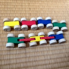 ニチガン　木のおもちゃ　くるくるスロープ
の画像