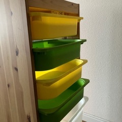 お話し中IKEA トロファストの画像