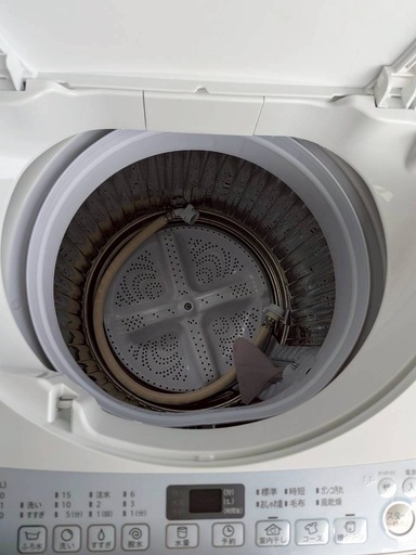 【洗浄済み】シャープ 7.0kg 全自動洗濯機 穴なし槽 ES-T709 2017年製