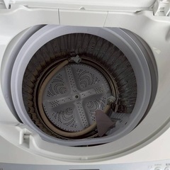 【洗浄済み】シャープ 7.0kg 全自動洗濯機 穴なし槽 ES-T709 2017年製の画像
