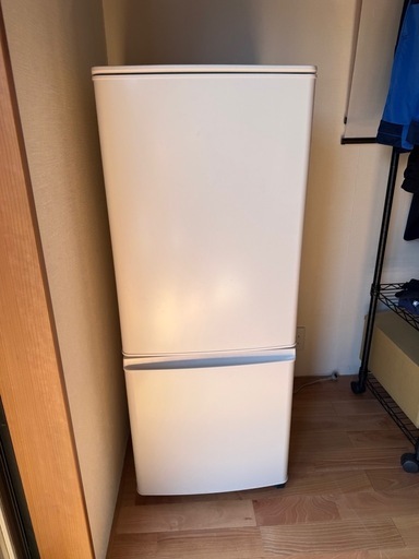 激安 2025年製 冷凍冷蔵庫 三菱電機 MR-P15K-Wマットホワイト