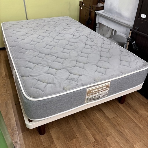 ?期間限定値下げ！ I571 ? ジモティー限定価格！ 無印良品×NITORI セミダブルベッド ⭐ クリーニング済
