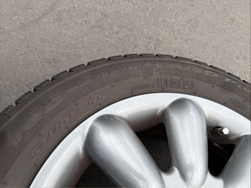 175/65 R14 FIAT純正アルミスタッドレスタイヤ4本セット