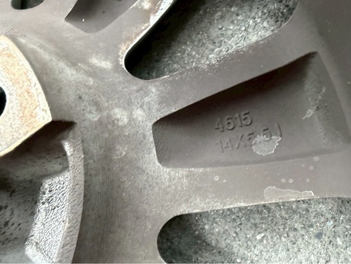 175/65 R14 FIAT純正アルミスタッドレスタイヤ4本セット