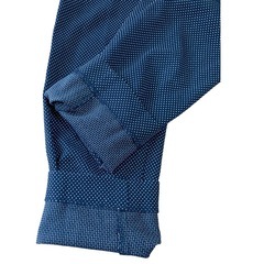ZARA ドット柄 テーパード スラックス ネイビー ホワイト XS〜S相当の画像