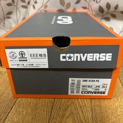 コンバース　安全靴　26.5cm ワンスター　白の画像