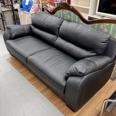 【🐤買取市場 柴田店】 I346 🌈 ジモティー限定価格！ 2Pワイドソファ ⭐ クリーニング済の画像