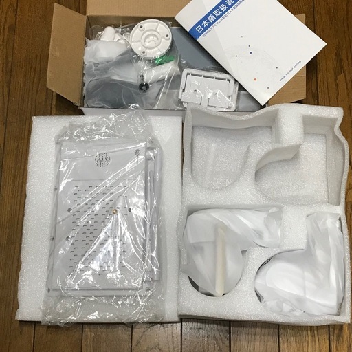 ほぼ未使用 防犯 監視カメラ カメラ×2 モニター HDD付