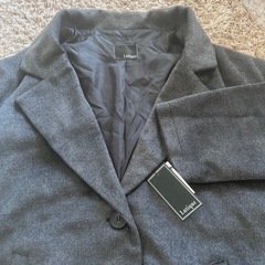新品　Lutique ロングコート/L　レディース グレーの画像