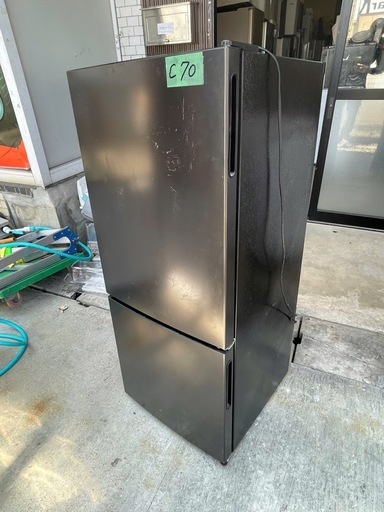 NO C70?福岡市内配送設置無料✨?冷蔵庫 一人暮らし 117L MAXZEN 小型 2ドア コンパクト 右開き オフィス おしゃれ