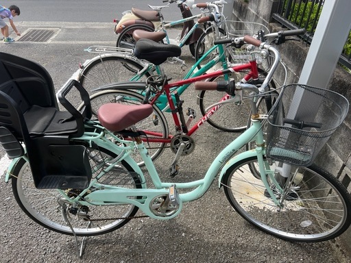 ギア付き自転車子供用後部座席付