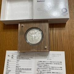 2020東京オリンピック 1000円プルーフ銀貨 バドミントン ケース入り 純銀の画像