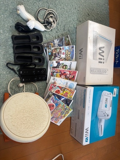 テレビゲーム 値下げしましたWii WiiU本体 premium SET 32GB まとめ売り