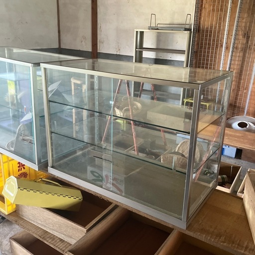 ショーケース　陳列棚　ガラスケース　駄菓子屋