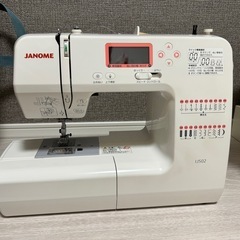 JANOME IJ502 電動ミシン ホワイト