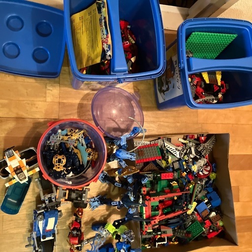 LEGO青ボックスとその他LEGO玩具一式　♪
