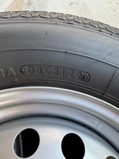     145/80R12 LT 4本セット ホイール付き 