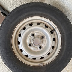 鉄チン ホイール タイヤセット　軽バン　まとめての画像