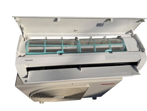 【決まりました】【⭐️全額返金保証⭐️】 ◻︎TOSHIBA 主に6畳用 ルームエアコン RAS-J251PBK(W) 160サイズ 